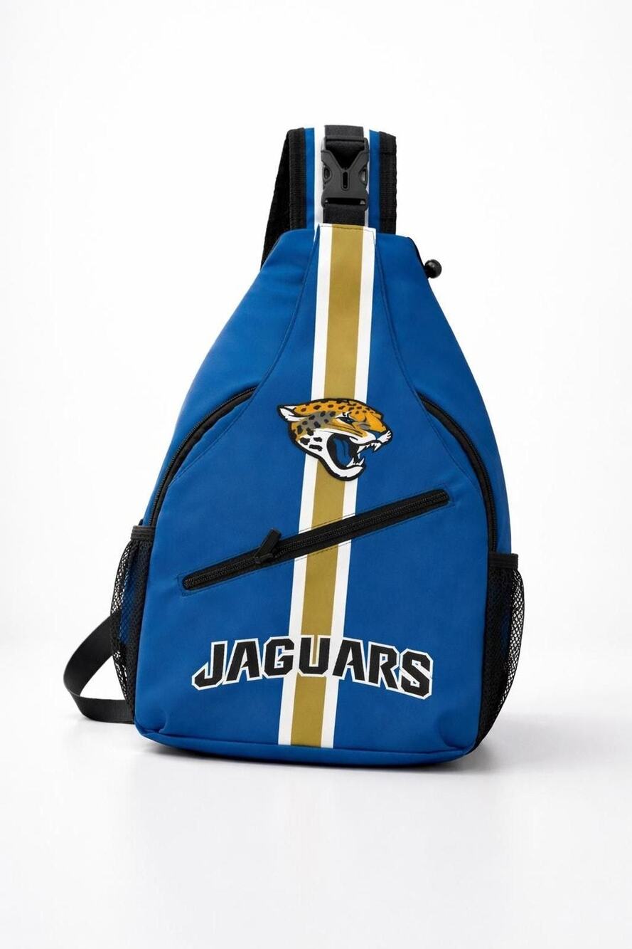 Jacksonville Jaguars Sling Backpack, NFL Crossbody Bag